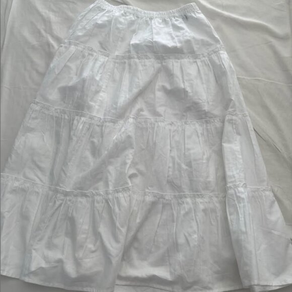 Sunday Best Mars Skirt | White Poplin Maxi Skirt - Picture 1 of 2